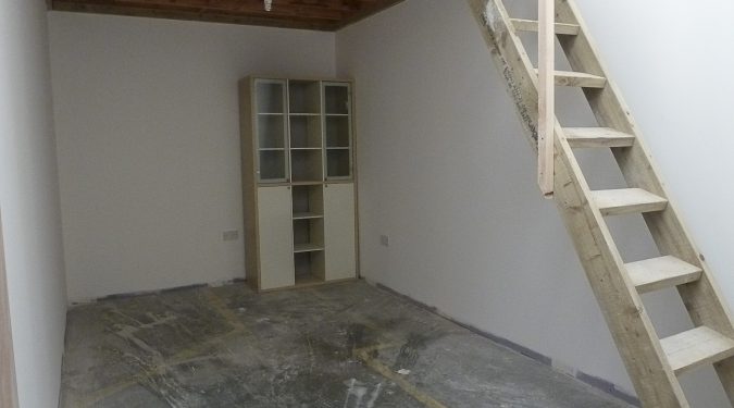 Artist studio / mezzanine style studio available to rent in converted warehouse in Seven Sisters N15