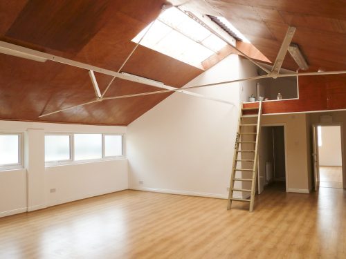 700 sq ft first floor live work style warehouse conversion in SE23