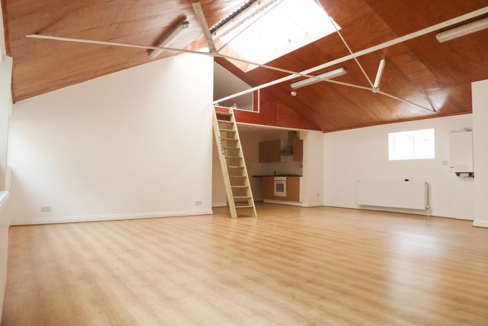 700 sq ft first floor live work style warehouse conversion in SE23