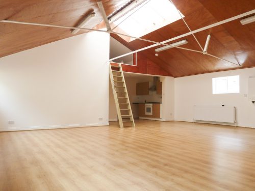 700 sq ft first floor live work style warehouse conversion in SE23