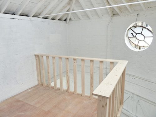 Huge 710 sq ft artists studio space available to rent in converted warehouse in Norlington Road Studios, Leyton London E10
