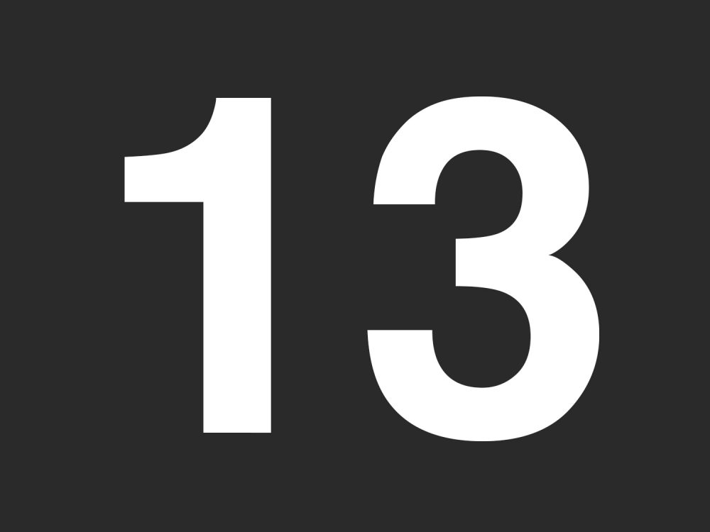 13