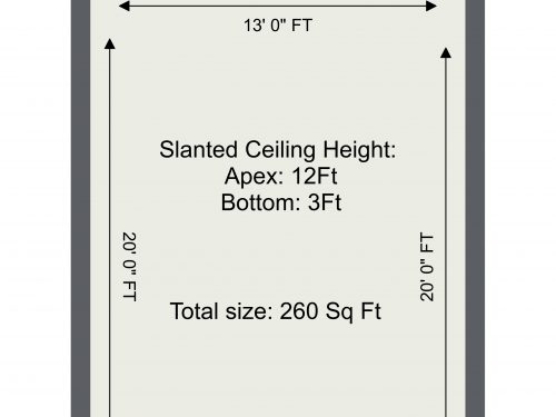 Markfield Road Mezzanine 1 – 1. Floor – 2D Floor Plan