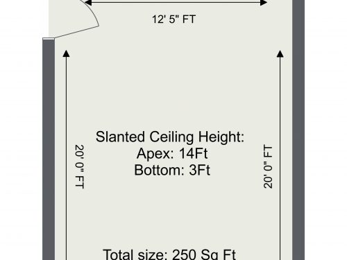 Markfield Road Mezzanine 2 – 1. Floor – 2D Floor Plan