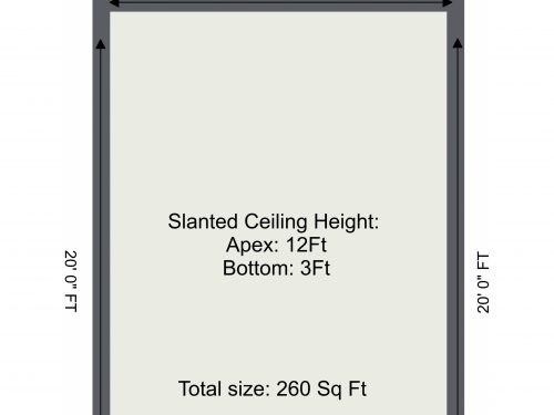 Markfield Road Mezzanine 3 – 1. Floor – 2D Floor Plan