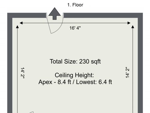 N15 Constable Crescent Studio Floor Plan