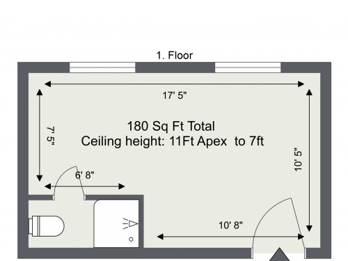 Floorplan – E3 Wick Lane, Hackney Wick Studio