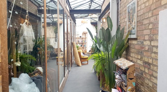 rand new 140 sq ft studio available to rent in the known greenhouse converted warehouse complex in N16 Newington Green.
