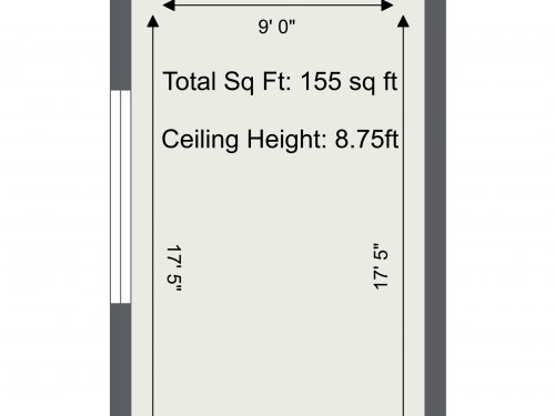 N16 Newington Green Green House Studio Q – Floor Plan