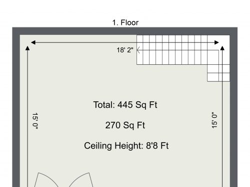 E8 Kingsland – 1st Floor Plan