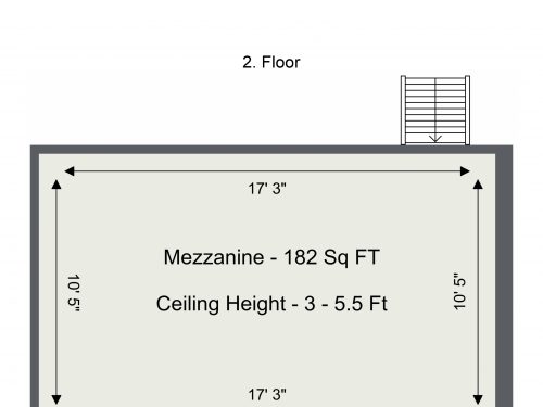 N16 Shelford Unit 4 Mezzanine Plan