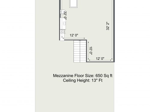 E9 Lennox House – Mezzanine Floor Plan