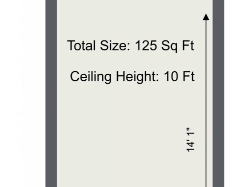 N15 Markfield Bones And Pearls Studio B – 2D Floor Plan