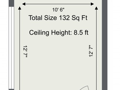 N16 Newington Green Studio D – Floor Plan