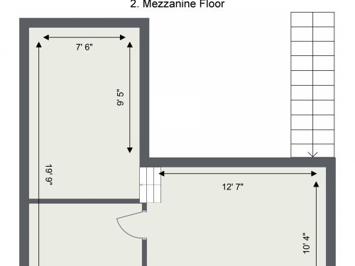 EN5 High Barnet – Unit 12 Studio 2 – 2. Mezzanine Fl Floor Plan