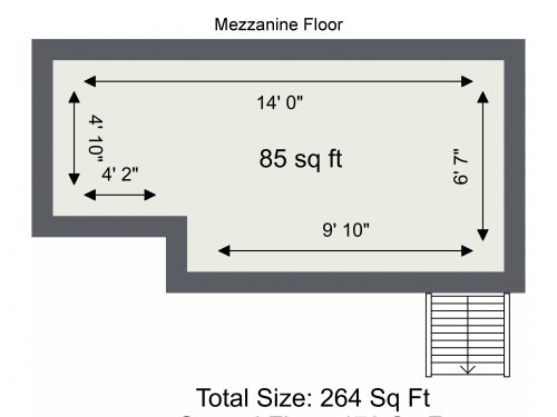 N16 Shelford Unit 45 – Mezzanine Floor – Floor Plan