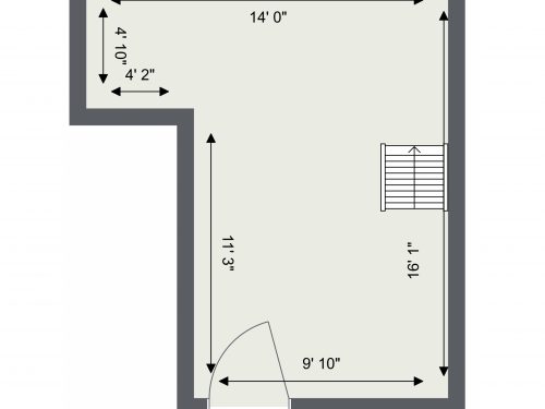 N16 Shelford Unit 45 – Studio Floor – Floor Plan