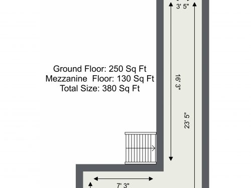 N16 Sheford 51 – Mezzanine Floor – Floor Plan