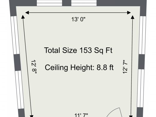 N16 Newington Green Studio C – Floor Plan