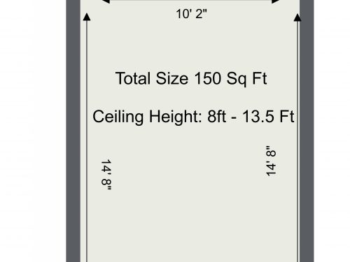 N16 Newington Green Studio R – Floor Plan