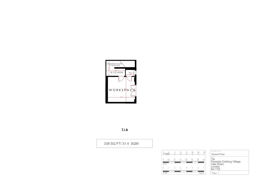 Tia Cottage N4 Floor Plan