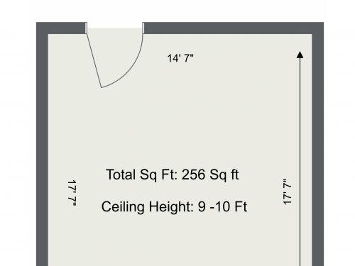 E9 Main Yard New Studio – Floor Plan