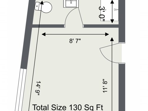 E3 Wick Lane Zubair New Studio 4 – Floor Plan