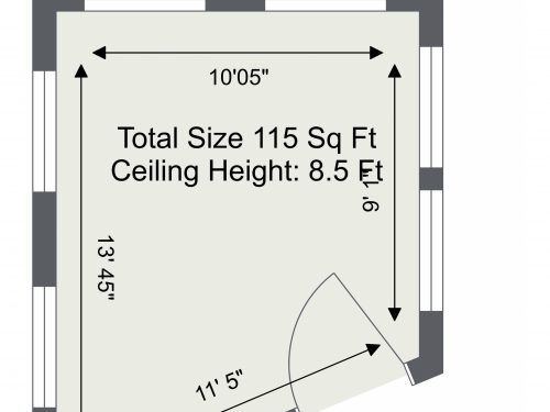 N16 Newington Green Studio E – 1. Floor – Floor Plan