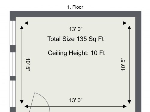 N16 Newington Green Studio I – Floor Plan