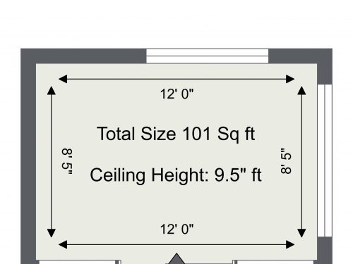 E8 Hacnkney mare Street Main Yards Studios 307 – 1. Floor – 2D Floor Plan