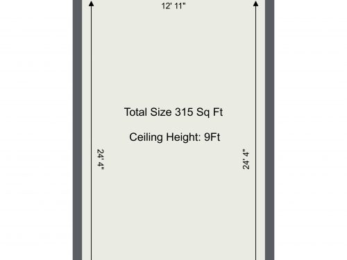 Floorplan letterhead – N17 Mill Mead Rd Studio 12 – 1. Floor – 2D Floor Plan