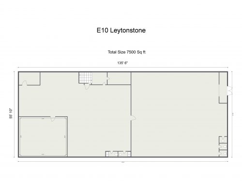 Floorplan letterhead – E10 Leytonstone – 1. Floor – 2D Floor Plan