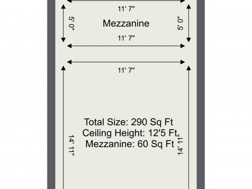 Floorplan letterhead – N4 Eade Road Studio 32 – 1. Floor – 2D Floor Plan