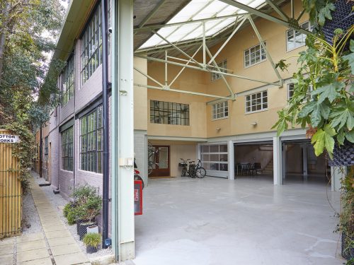 Entrance to courtyard