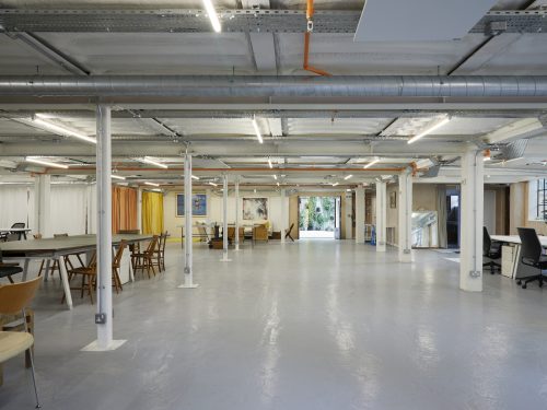 Main office with entrance to courtyard copy